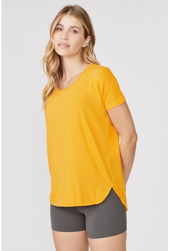 Camiseta Ceci Amarelo Zinnia Essenciais