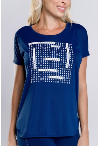 Camiseta Ceci Azul Dag Fit SP10