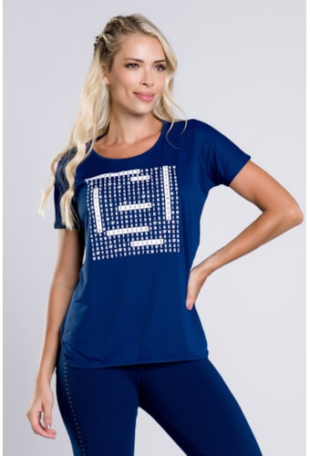 Camiseta Ceci Azul Dag Fit SP10