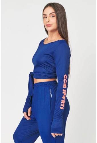 Camiseta Celine Azul Dag Fit SP10