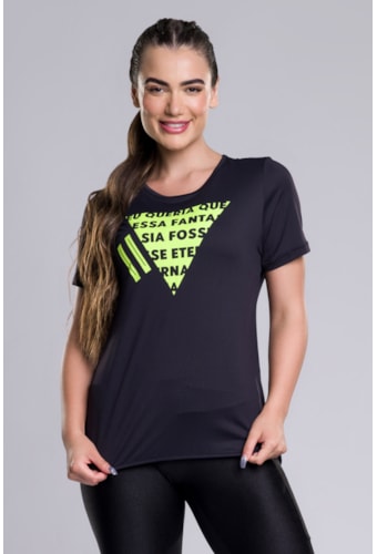 Camiseta Mari-Preto/Silk Eterna Aml