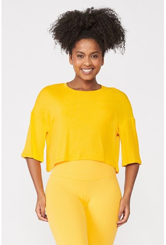 Camiseta Pequi Amarelo Banana Cream Essenciais