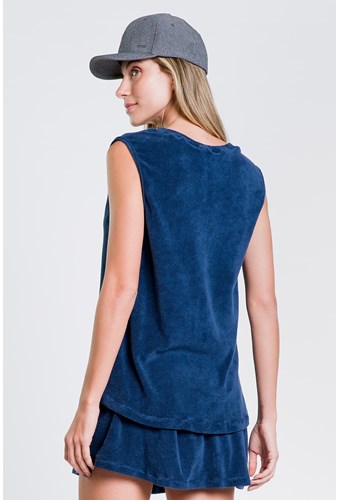 Camiseta Piaba-Azul Escuro/Silk Ccm Vd N