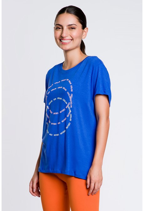 Produto Camiseta Rapel Azul Cieito Ciclos