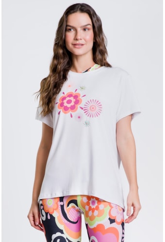 Camiseta Rapel Branco Traços