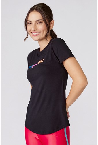 Camiseta Romanesco Preto Aflorar