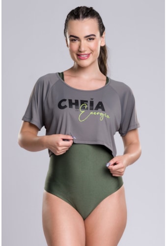 Camiseta Tulipa-Metal/Silk Energia Pr.Aml
