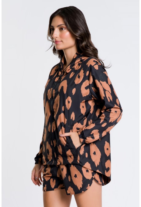 Produto Casaco Hella Estampa Jaguar Pilares