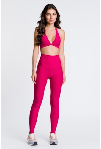 Legging Ivana Rosa Cereja Doce Pilares