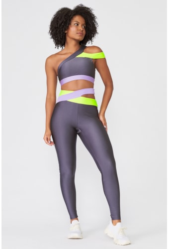 Legging Jeane Cinza Carbox Com Proteção UV/FPU 50+Poente
