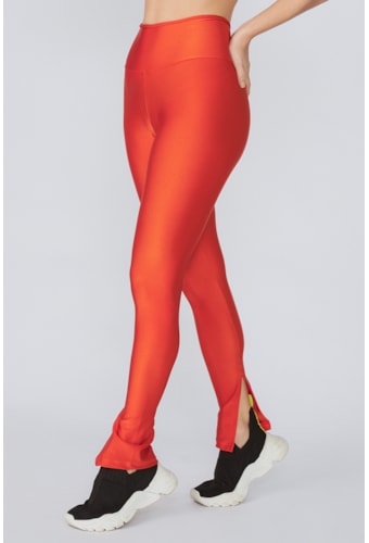Legging Rose Laranja Páprica Pilares