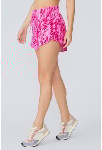 Short Giulia Estampa Fe Com Short Interno Poente