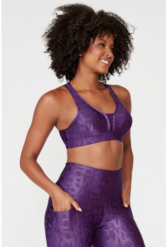 Top Baiser Roxo Ametista Aflorar