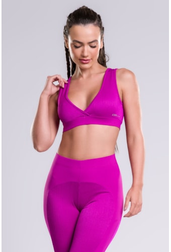 Top Blood Roxo Açaí Com Bojo Removível SP8