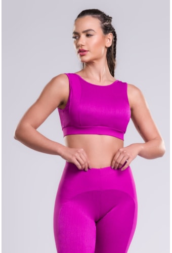 Top Blood Roxo Açaí Com Bojo Removível SP8