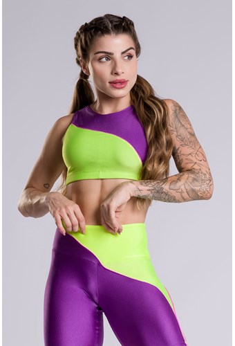 Top Clarice Roxo Astral Sports Sp9