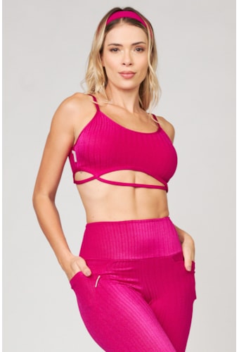 Top Maresias Vermelho Hibiscus Com Bojo Removível + Proteção UV/FPU 50+ SP11